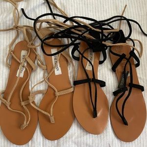 Steve Madden wrap up sandals
